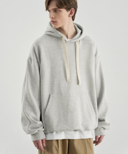 LAYERED STRING TAPE HOOD [M.IVORY] | KRAZZY