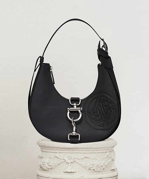 ★KIRSH★ Collection Branding Iron Hobo Bag Black COLLECTION BRANDING IRON HOBO BAG [BLACK] | KRAZZY