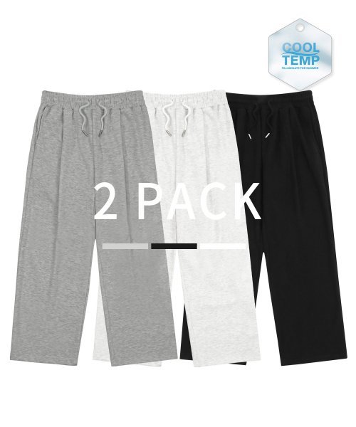 SET]One Tuck Wide Sweat Pants | KRAZZY