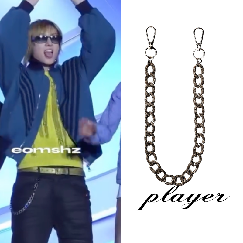 Cuban Trouser Chain (dark crystal)